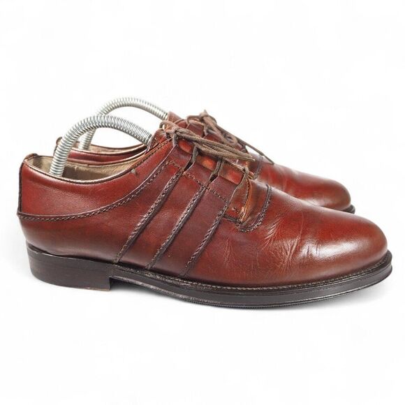 Impulse by Steeple Gate Leather Derby Oxfords Men\'s 7.5‎ Women\'s 9 Brown Italy main image 8